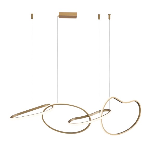 Italux PND-22412-S4-GD LED závěsné stropní svítidlo Fonte | 60W LED | 5300lm | 3000-6000K