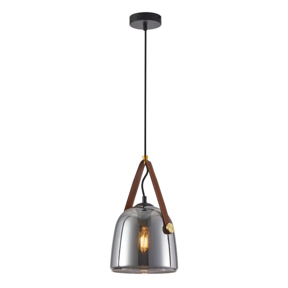 Italux PND-24342-1-BK-SG závěsné stropní svítidlo Solta | 1x40W E27