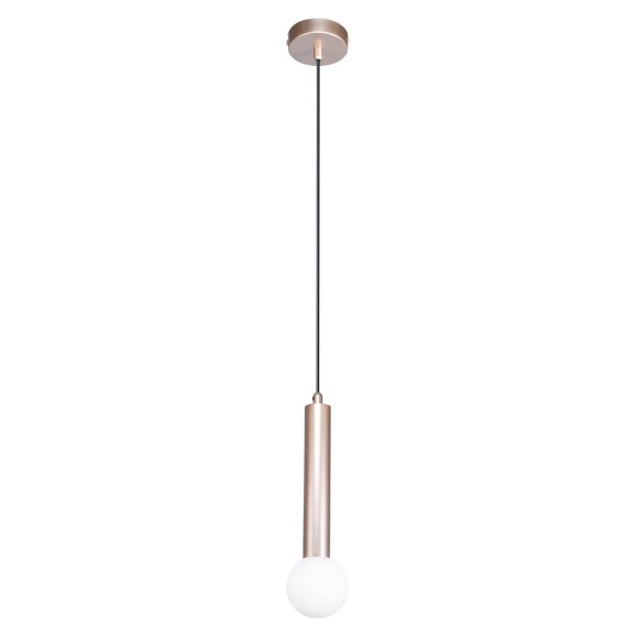 Italux PND-33574-1-CF závěsné stropní svítidlo Filano | 5W G9 | hnědá | opálová