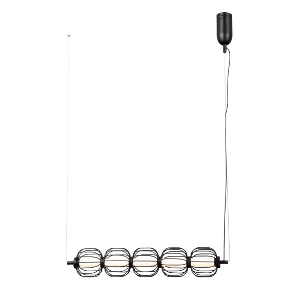 Italux PND-34405-5-BK LED závěsné stropní svítidlo Pedro | 20W LED | 793lm | 3000K