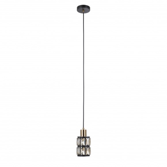 Italux PND-44236-1-BK-GD závěsné stropní svítidlo Menfi | 1x40W E27