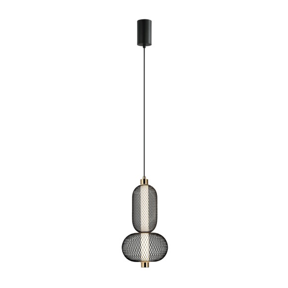 Italux PND-84283-2-BK LED závěsné stropní svítidlo Marco | 10W LED | 590lm | 3000K