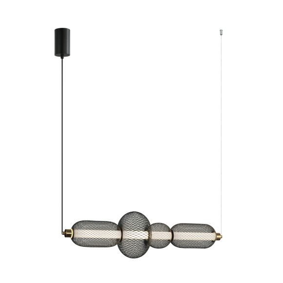 Italux PND-84283-4-BK LED závěsné stropní svítidlo Marco | 16W LED | 900lm | 3000K