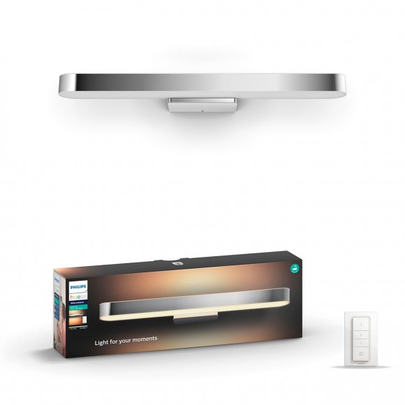 Philips Hue 34351/11/P7 LED nástěnné svítidlo Adore 1x40W | 3000lm | 2200-6500K | IP44 - White Ambiance