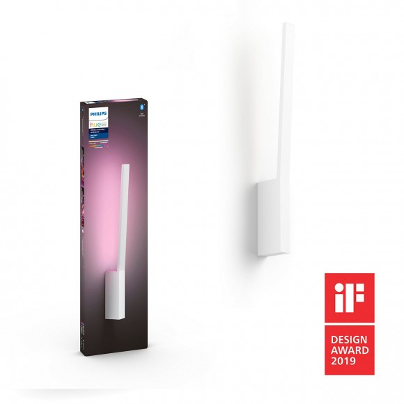Philips Hue 40902/31/P9 nástěnné svítidlo Liane 1x12W|2200-6500K|RGB - Bluetooth, White and Color Ambiance