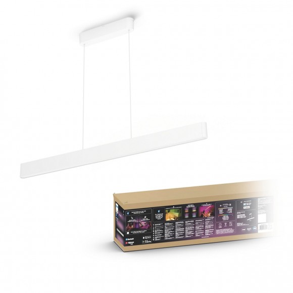 Philips Hue 40903/31/P9 LED závěsné stropní svítidlo Ensis 2x39W|2000-6500K - Bluetooth, White and Color Ambiance