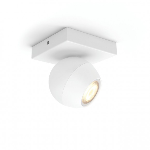 Philips Hue 50471/31/P8 LED stropní bodové svítidlo Buckram 1x5,5W | 250lm | 2200-6500K - White Ambiance, stmívatelné, bílá
