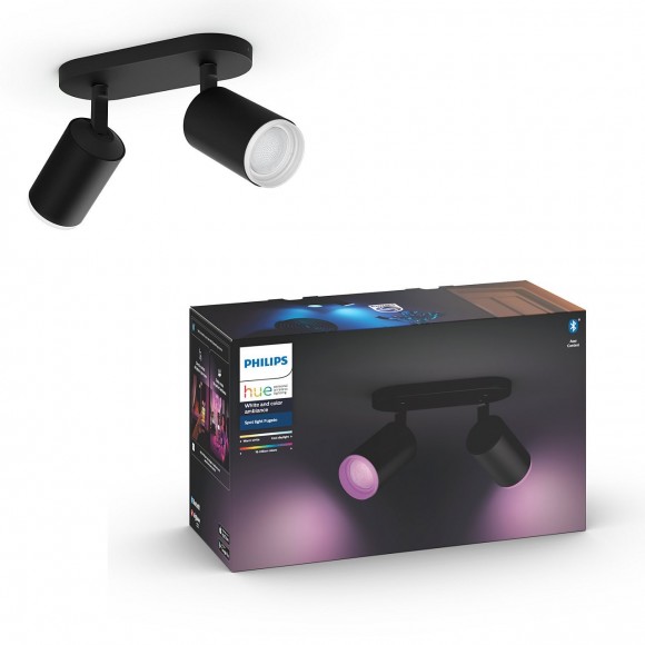 Philips Hue 50632/30/P7 stropní svítidlo 2x5,7W|GU10|2000-6500K|RGB - White and Color Ambiance