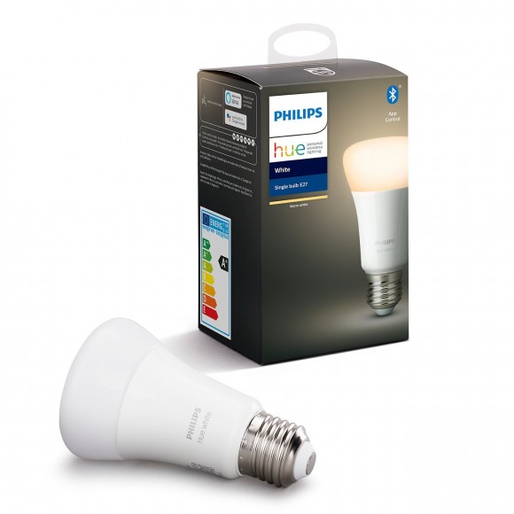 Philips Hue 8718696785317 LED žárovka 1x9W | E27 | 806lm | 2700K - Bluetooth, White
