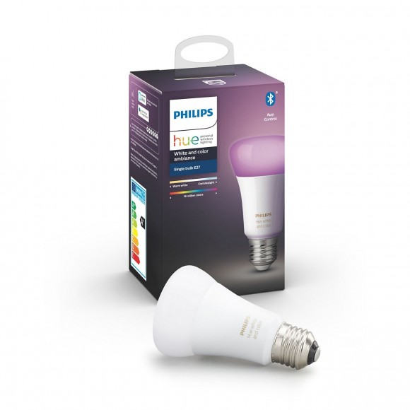 Philips Hue 8718699673109 LED žárovka 1x9W | E27 | 806lm | 2200-6500K - Bluetooth, White and Color Ambiance