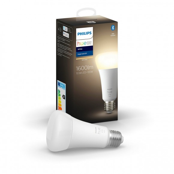 Philips Hue 8718699747992 LED inteligentní žárovka 1x15,5W | E27 | 1600lm | 2700K - Bluetooth