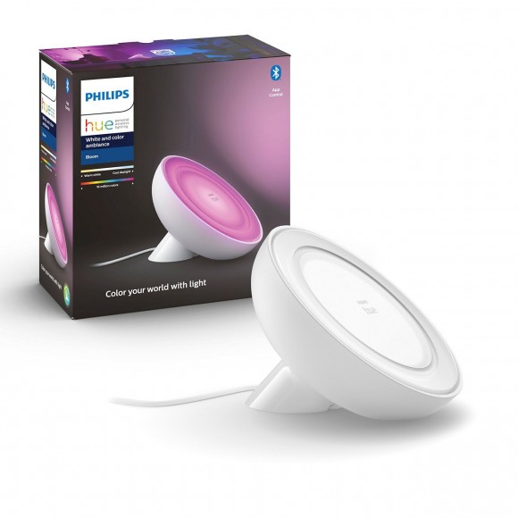 Philips Hue 8718699770983 LED stolní svítidlo Bloom 1x7,1W | 500lm | 2000-6500K - Bluetooth, RGB, inteligentní