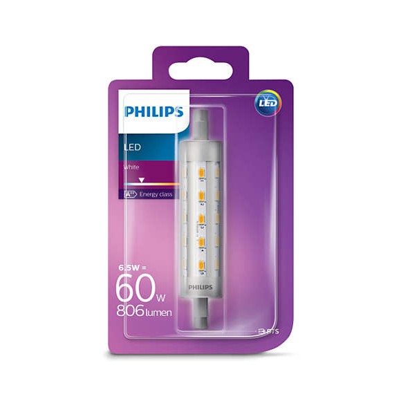 Philips 10138R7S601 LED žárovka 1x6,5W|R7S|3000K