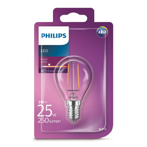 Philips 101383281 LED žárovka Classic 1x2W|E14