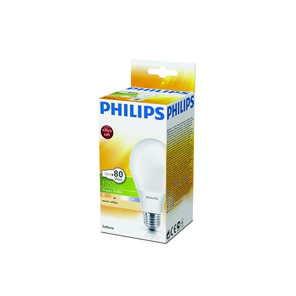 Philips 8718291682783 úsporná žárovka 1x18W | E27 | 2700K
