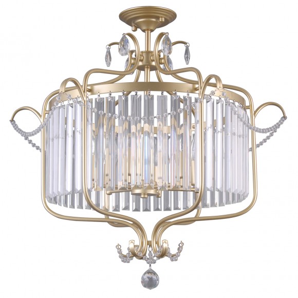 Italux PNPL-33057-6B-CH.G závěsné stropní svítidlo Rinaldo 6x40W | E14 | IP20 - champagne zlatá