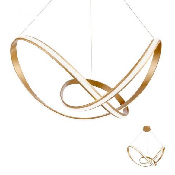 Redo 01-1785 LED závěsné stropní svítidlo Nucleo 1x50W | 4150lm | 3000K