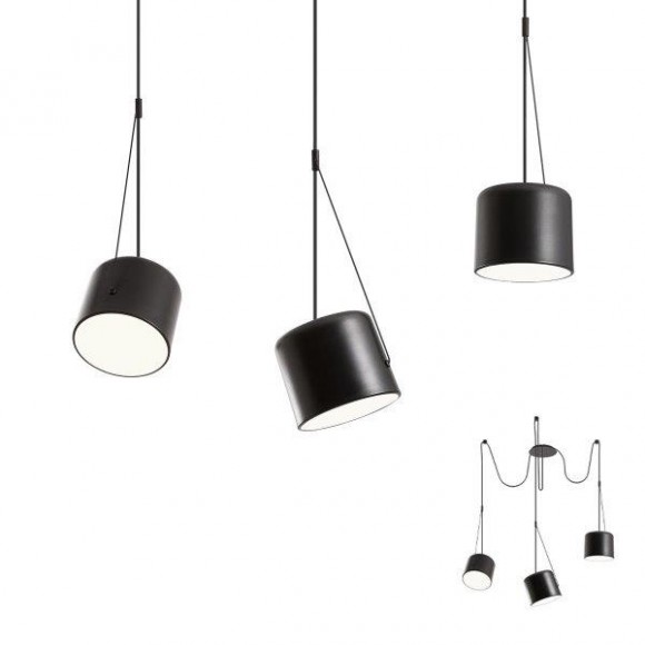 Redo 01-1826 závěsné stropní svítidlo Dodo 3x42W|E27