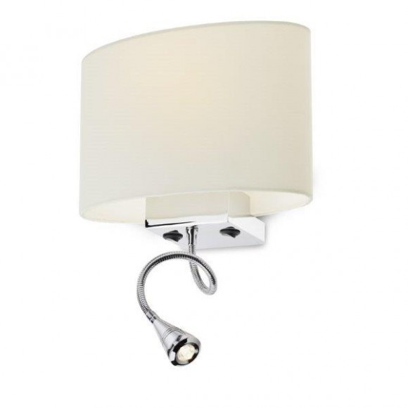 Redo 01-679 BG nástěnná lampa se směrovou lampičkou Enjoy Structura 1x42W|E27
