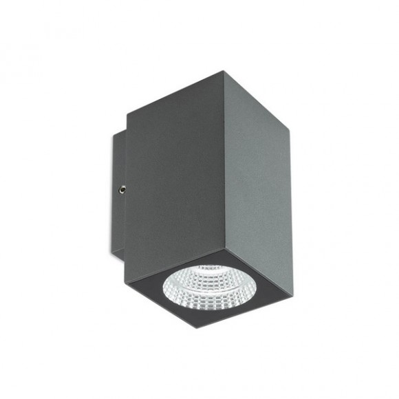 Redo 90085 QUAD exteriérové nástěnné svítidlo CREE COB LED 3W | 360/280lm | 3000K | IP65 - sntracit