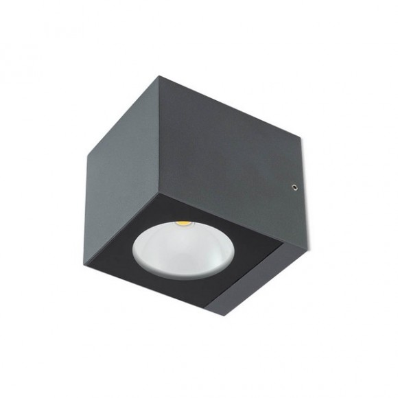Redo 90101 TEKO exteriérové nástěnné svítidlo CREE COB LED 2x6W | 1332/980lm | 3000K | IP65 - antracit