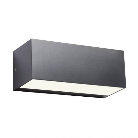 Redo 90154 LAMPRIS exteriérové nástěnné svítidlo 12W | 1290/771lm | 3000K | IP65 - antracit
