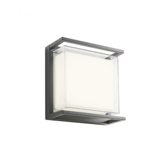 Redo 90241 SCRIGNO exteriérové nástěnné svítidlo POWER LED 17W | 1054lm | 3000K | IP65 - tmavošedá