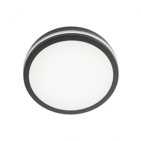 Redo 90286 ISOLA exteriérové přisazené stropní svítidlo SMD LED 24W | 2060lm | 3000/4000/6500K | IP54 - tmavošedá