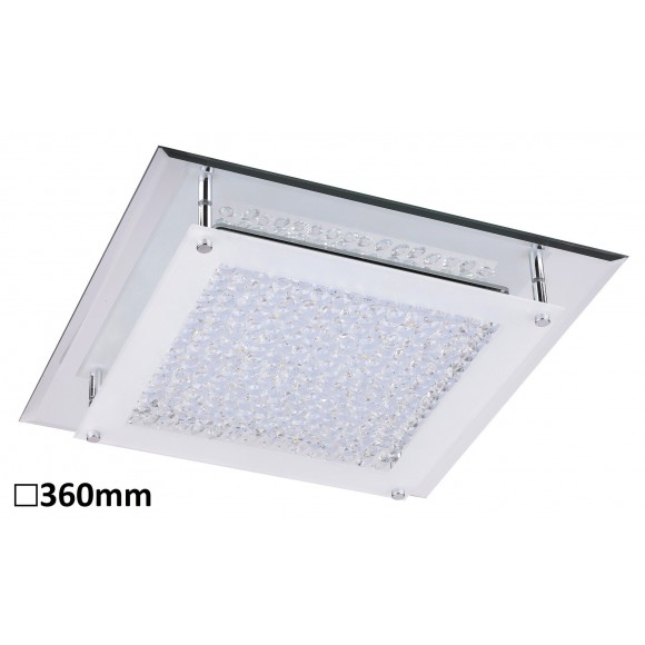 Rabalux 2445 LED stropní svítidlo Sharon 1x18W | 1620lm | 4000K - chrom