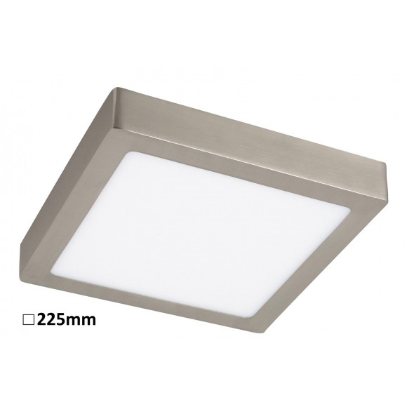 Rabalux 2668 LED zápustné a přisazené stropní svítidlo Lois 1x18W | 1400lm | 3000K - saténový chrom