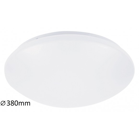 Rabalux 3439 LED koupelnové stropní svítidlo Lucas 1x24W | 1560lm | 4000K | IP44 - bílá