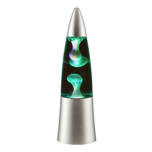 Rabalux 4537 TILLY dekorativní lávová lampa LED 0,2W | RGB - chrom, modrá