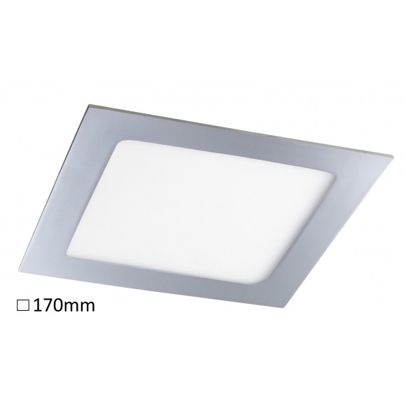 Rabalux 5587 LED koupelnové zápustné a přisazené stropní svítidlo Lois 1x12W | 800lm | 4000K | IP44 - chrom, bílá