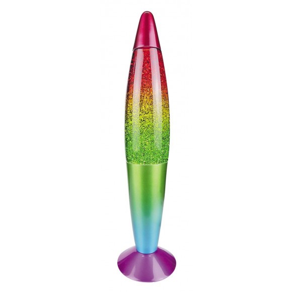 RABALUX 7008 Glitter Rainbow lávová lampička E14 1X MAX G45 15W