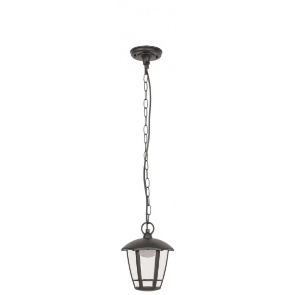 Rabalux 8128 LED venkovní závěsné svítidlo Sorrento 1x8W | 500lm | 3000K | IP44- černá