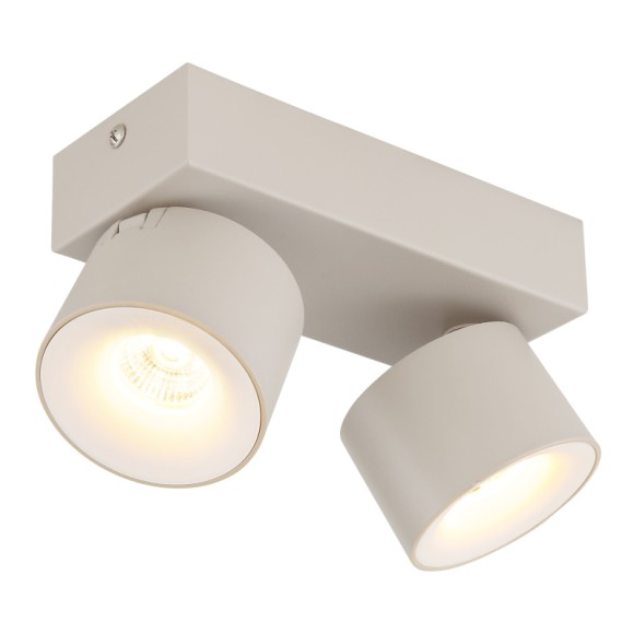Globo 56961-2S LED bodové stropní svítidlo RAE  | 6W integrovaný LED zdroj | 480lm | 3000K | béžová