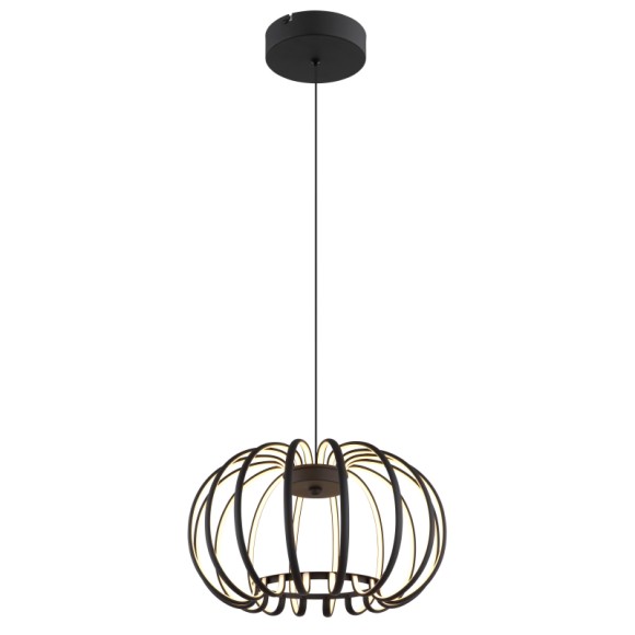 Globo 15946B LED závěsné stropní svítidlo RIBBON  | 40W integrovaný LED zdroj | 2680lm | 3000K | černá