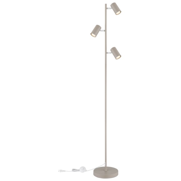Globo 57911SSA stojací lampa ROBBY GU10 | s vypínačem | béžová