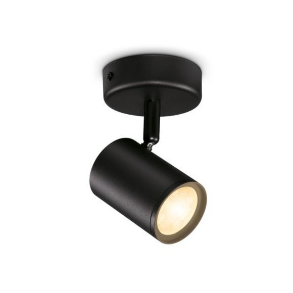 WiZ Tunable White 8719514551817 LED stropní bodové svítidlo Imageo 1x5W | GU10 | 345lm | 2700-6500K - stmívatelné, černá
