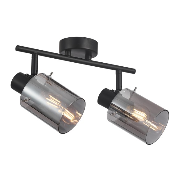 Italux SPL-5581-2-BK-SG Sardo | 2x40W E14