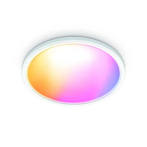 Philips WiZ 8720169072619 LED přisazené stropní svítidlo Wiz SuperSlim | 22W integrovaný LED zdroj | 2600 lm | 2700-6500K