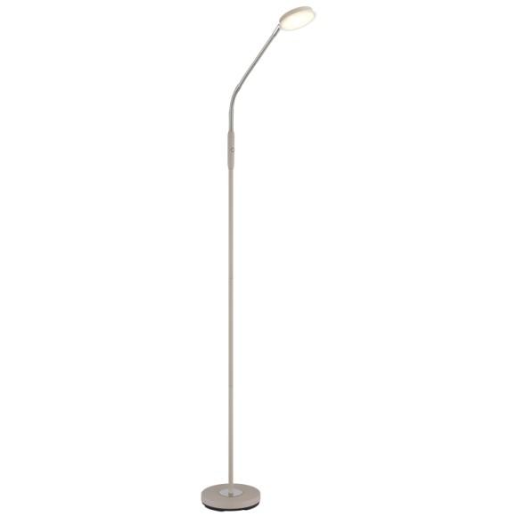 Globo 58504SSA LED stojací lampa SILVIO  | 6.5W integrovaný LED zdroj | 350lm | 2700/3350/4000K | s vypínačem | béžová