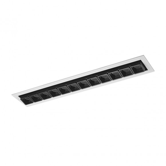 Italux SL74108/24W S-WH LED zápustné stropní svítidlo Harper 1x24W | 1510lm | 3000K | IP20 - bílá, černá