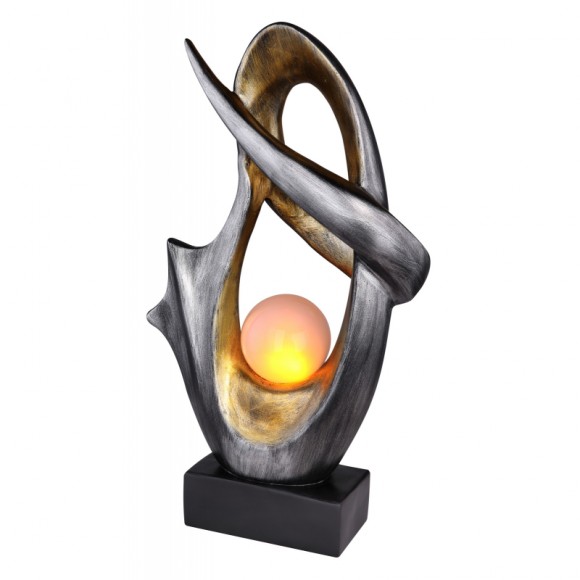 Globo 33526 LED venkovní solární dekorativní svítidlo 1x0,06W | 3000K | IP44 - černá, zlatá, stříbrná