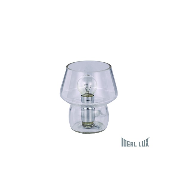 stolní lampa Ideal lux ZENO 1x40W E14  - transparentní