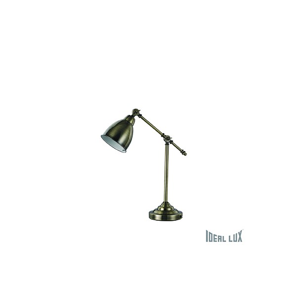 stolní lampa Ideal Lux Newton Brunito TL1 E27 1x60W - bronzová