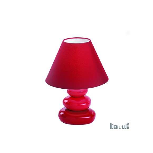 stolní lampa Ideal lux K2 1x40W E14  - červená