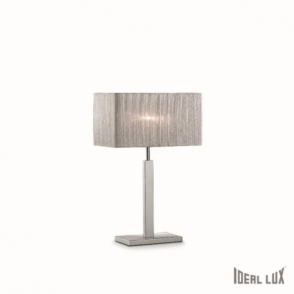 stolní lampa Ideal lux MISSOURI 1x40W E14  - šedá s kovovými odlesky