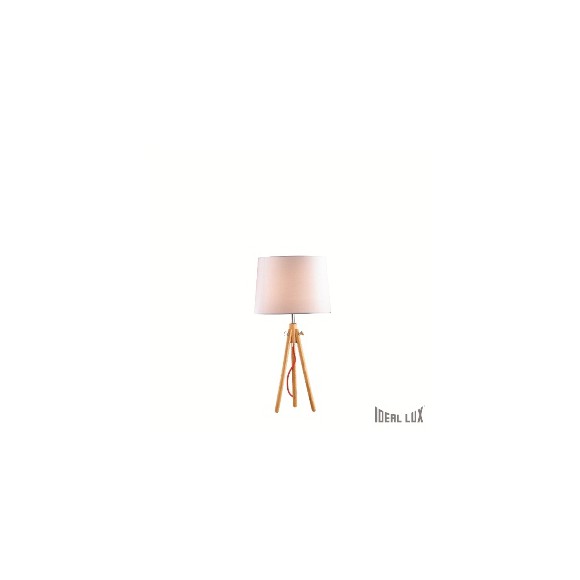 stolní lampa Ideal lux York Big TL1 1x60W E27 - přírodní materiály