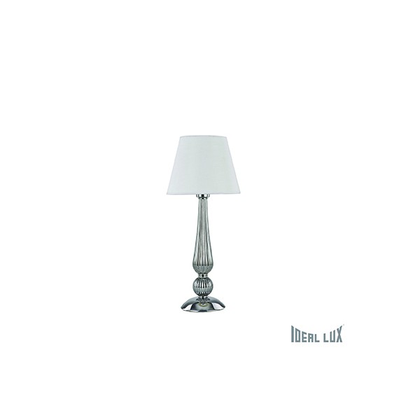 stolní lampa Ideal lux DOROTHY 1x60W E27  - chrom/šedá kouřová